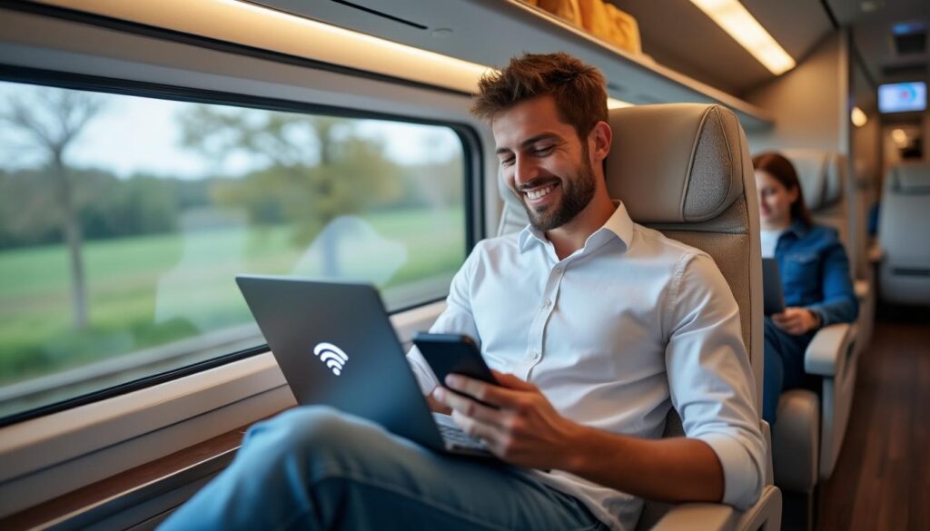 découvrez comment vous connecter facilement au wifi.sncf pendant vos voyages pour rester connecté en toute simplicité et profiter d'une navigation rapide et sécurisée à bord des trains sncf.
