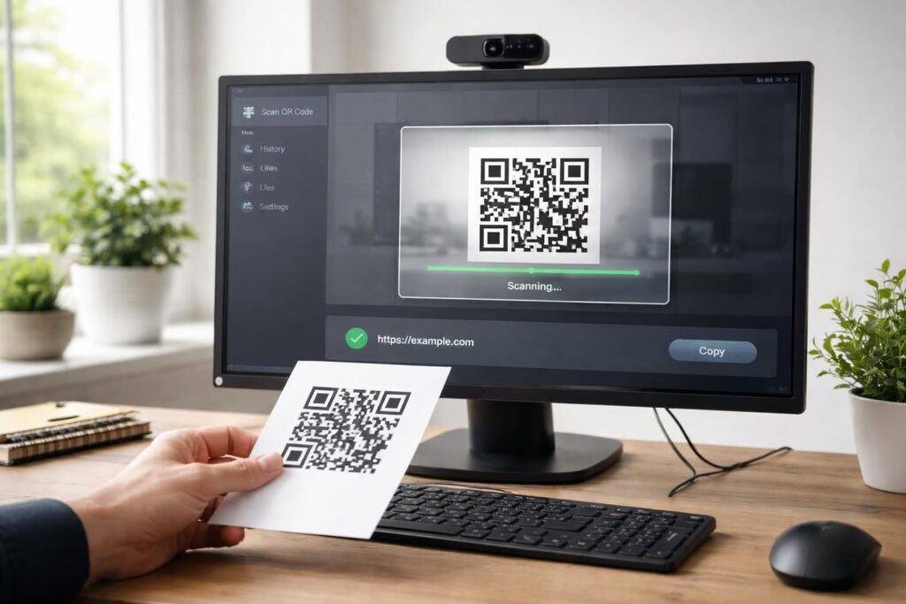 apprenez à scanner un qr code sur votre ordinateur sans utiliser de smartphone grâce à ce guide pratique et facile à suivre.