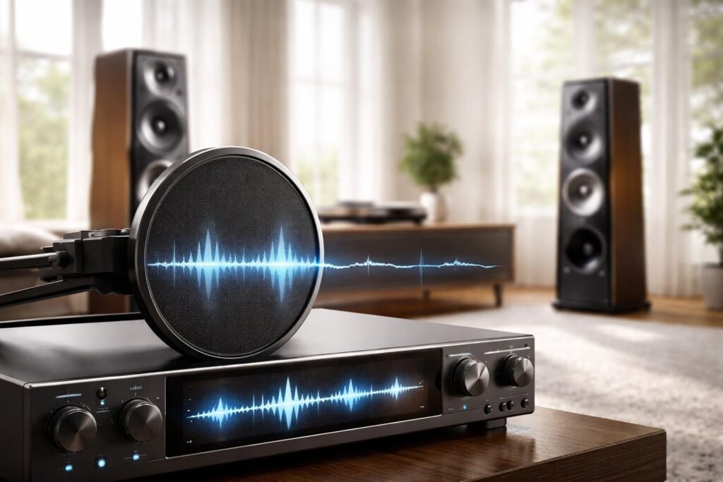 découvrez comment le filtre audio anti pop améliore la qualité sonore de vos enceintes en éliminant les parasites et en offrant un son clair et net.