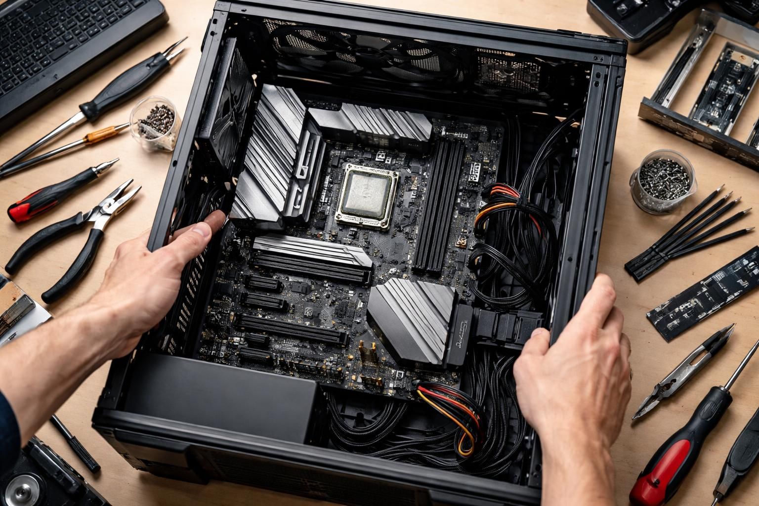 découvrez les branchements essentiels de la carte mère pour optimiser les performances de votre pc. guide complet pour bien connecter composants et périphériques.