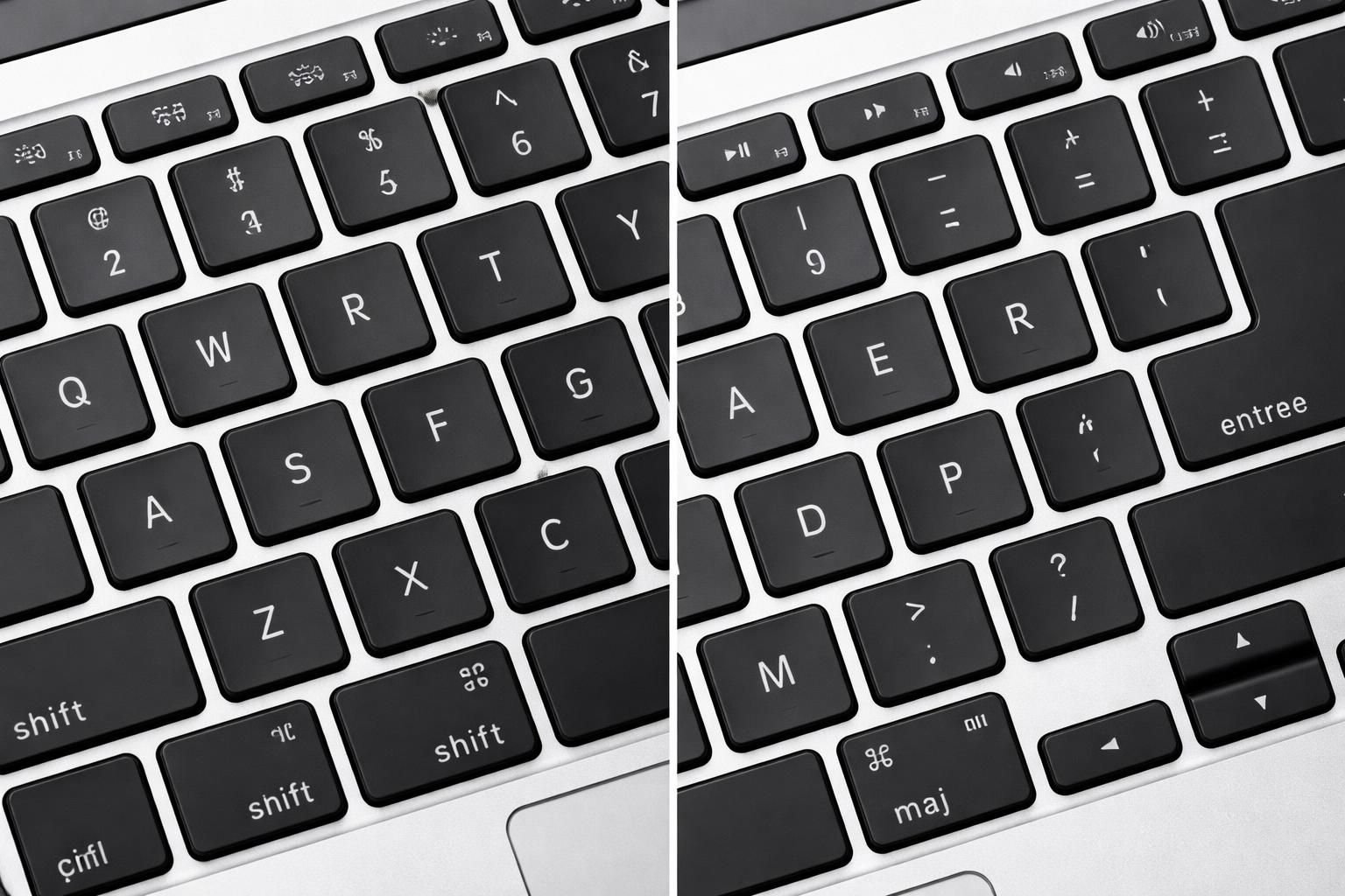 découvrez les principales différences entre le clavier qwerty sur macbook air et le clavier azerty classique, pour mieux comprendre leur disposition et leur utilisation.