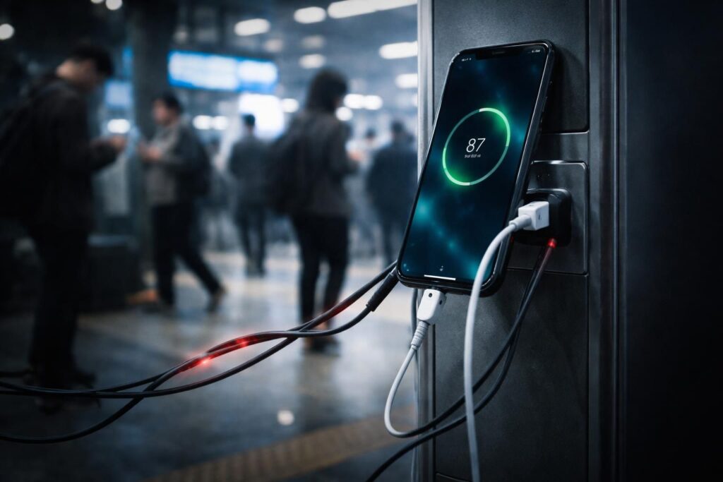 découvrez le phénomène du juice jacking, une menace qui transforme vos smartphones en cibles vulnérables lors des recharges publiques. apprenez à protéger vos données et éviter les risques liés aux bornes de recharge.