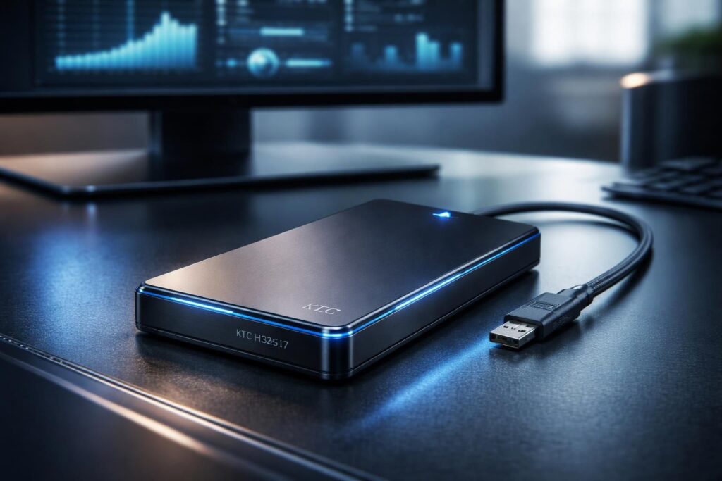 découvrez les performances du nouveau disque dur externe ktc h32s17 : vitesse, capacité et fiabilité pour vos besoins de stockage.