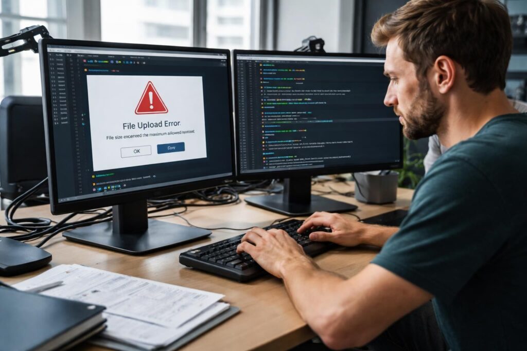 découvrez comment résoudre l'erreur 'le fichier téléversé dépasse la directive upload_max_filesize' en ajustant correctement le fichier php.ini pour permettre le téléchargement de fichiers plus volumineux.