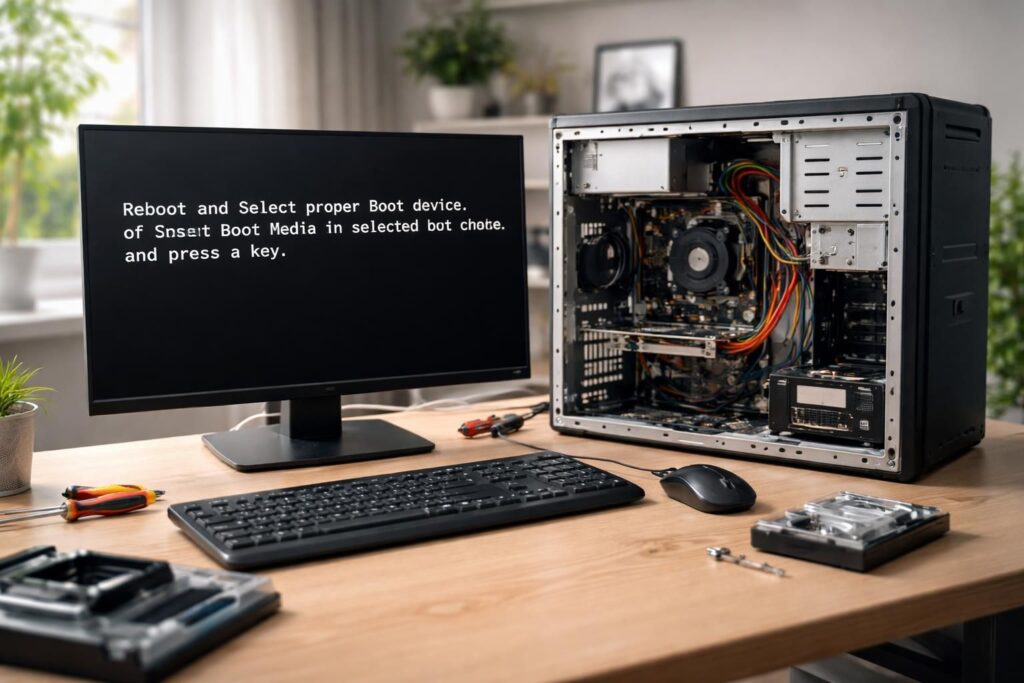 découvrez pourquoi le message 'reboot and select proper boot device' bloque le démarrage de votre pc et apprenez comment le résoudre pour retrouver un démarrage normal rapidement.