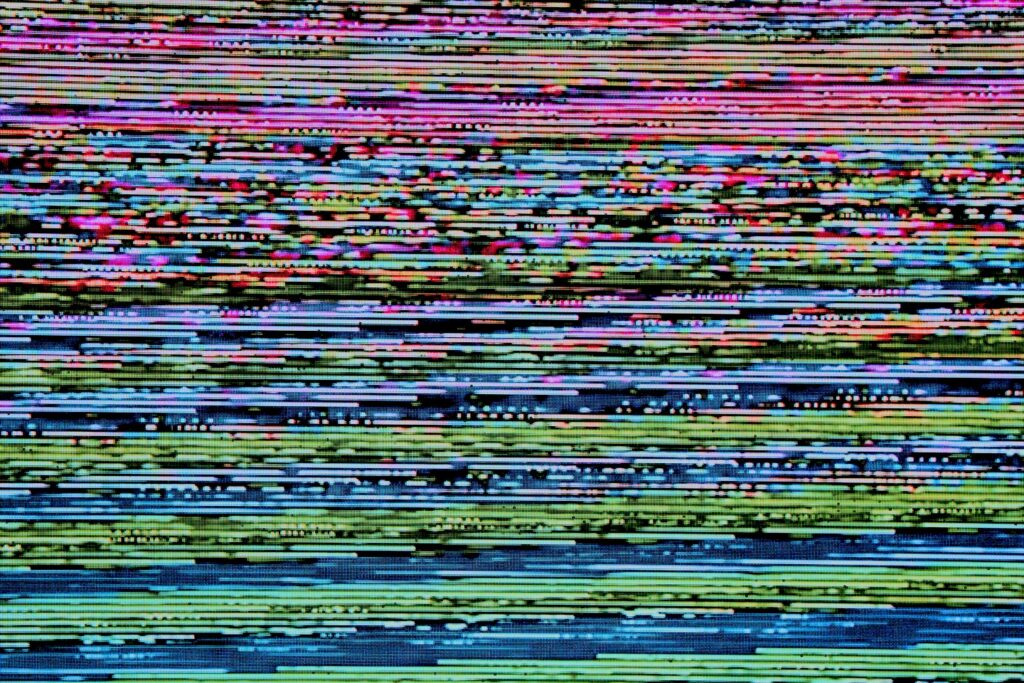 Glitch While Streaming - There were some really cool patterns and designs that appeared before I grabbed the camera. Unfortunately I spent about 10 minutes complaining about the lost transmission of the game before I realized that I had a photo opportunity. The screen went black after I took 3 photos...and never returned to the awesome patterns I originally saw. Next time, I'll react quicker!