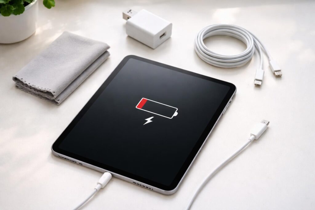 découvrez des solutions simples et efficaces pour résoudre le problème de votre ipad qui ne charge plus et retrouvez rapidement une batterie pleine.