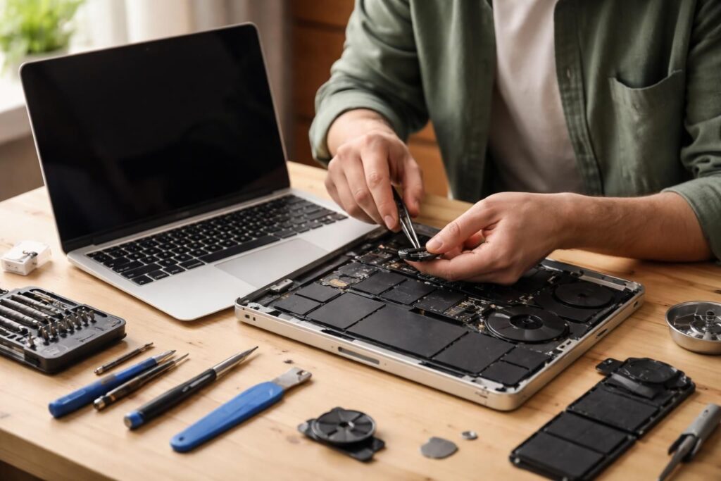 découvrez des solutions efficaces et faciles pour réparer vous-même votre macbook air. guide pratique pour résoudre les pannes courantes et prolonger la durée de vie de votre ordinateur.