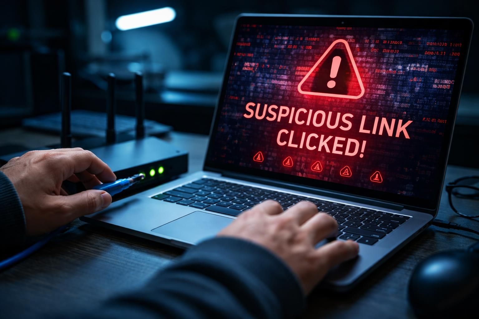 découvrez les risques liés au clic sur un lien douteux et comment protéger votre ordinateur et vos données contre les menaces en ligne.