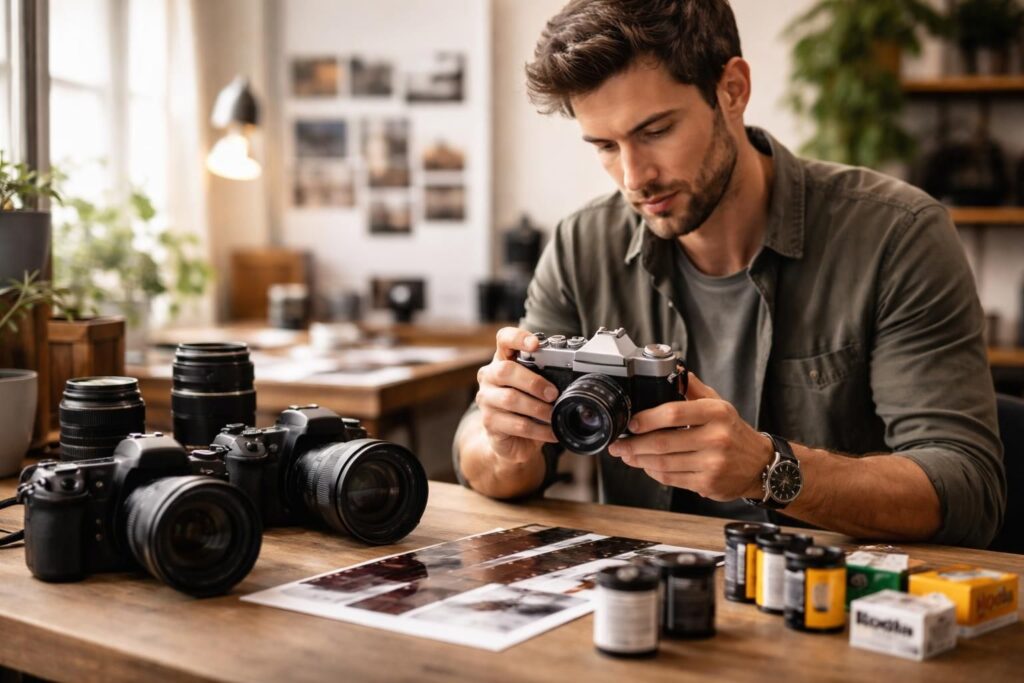 découvrez pourquoi les appareils photo argentiques continuent de captiver les amateurs de photographie digitale, mêlant authenticité, esthétique unique et expérience tactile.